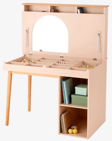 Secretária-toucador Blush, para criança rosa-pálido