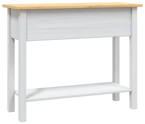 Mesa consola Corona pinho mexicano 90x34,5x73 cm branco