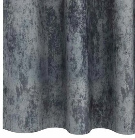 Cortinas de Veludo 2 peças com Ilhós Cinza Prata 140x140 cm