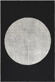 Tapete de lã artesanal de pelo curto Disc