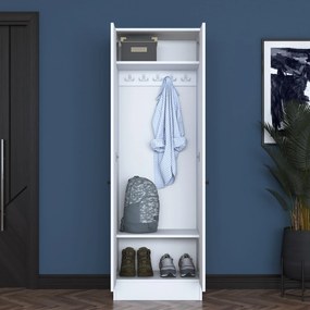 Hall Stand P6 – Branco – 59,8 cm x 182,8 cm x 37,5 cm
