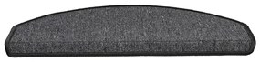 Tapetes de escadas 10 pcs 65x24x4 cm antracite