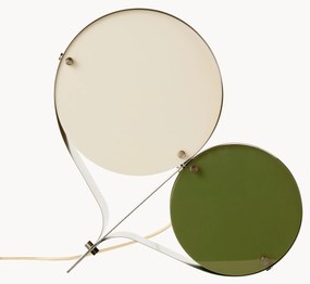 Candeeiro de mesa com abajures de vidro acrílico Coppia