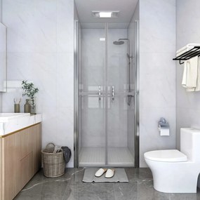 148784 vidaXL Porta de duche ESG transparente 101x190 cm