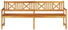 Banco de Jardim 220x56x90 cm Madeira Sólida Acácia