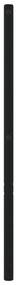 Cabeceira de cama 120 cm metal preto