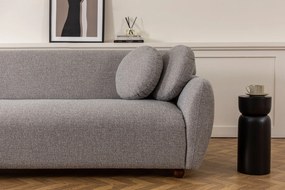 Sofá 3 Lugares "Stockholm" - Cinzento Claro com Pernas em Faia - 223x8