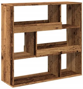 Estante/divisória 100x33x94,5 cm cor madeira velha