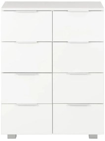 Aparador 60x35x80 cm derivados de madeira branco brilhante