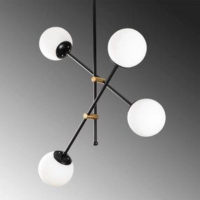 Candeeiro de Teto Best – Preto – 80 x 80 cm