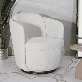 POLTRONA GIRATÓRIA 70X72X75 CM (ALTURA DO ASSENTO CM 44,5)