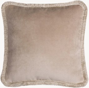 Almofada decorativa em veludo artesanal Happy