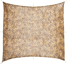 Rede de camuflagem com saco de arrumação 521x493 cm areia