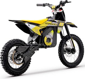 Mini moto elétrica para crianças velocidade até 38 km/h aprox. C/Limitador 1600W DORADO PD7 14/12" Amarela