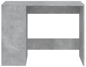 Secretária 102x50x75 cm derivados de madeira cinzento cimento