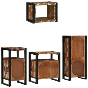 Conjunto de Móveis para Banheiro com prateleira com armazenamento com