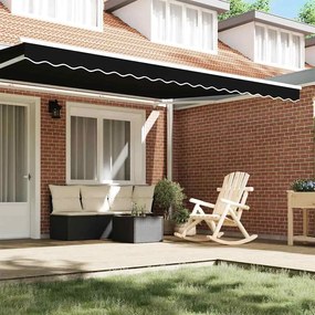 Toldos para Estrutura de 4,5 m Preto 4,3x0,2 m