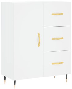 Armário alto 69,5x34x180 cm derivados de madeira branco