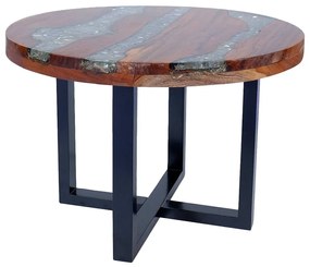 Mesa de centro em resina de teca 60 cm