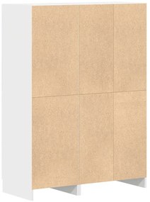 2 pcs armário de cozinha conjunto derivados de madeira branco