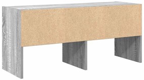 Sapateira empilháveis 89,5x30x40 cm cinzento sonoma