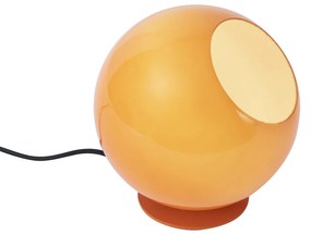 Candeeiro de Mesa Retro Laranja com Vidro - Mabel Retro