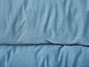 Cama para animal de estimação em veludo azul 60 x 45 cm ERGANI Beliani