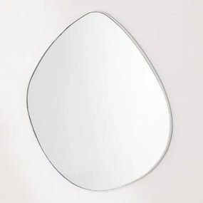 Espelho de parede de metal (67x60 cm) Astrid Branco & A - Sklum