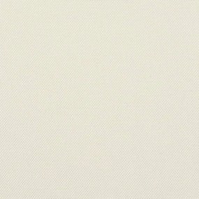 Almofadas de assento de jardim 6 pcs 45x45x2 cm cor creme