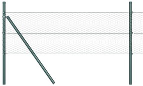 Cerca Hexagonal vidaXL Cinza 0,5x50 m Aço