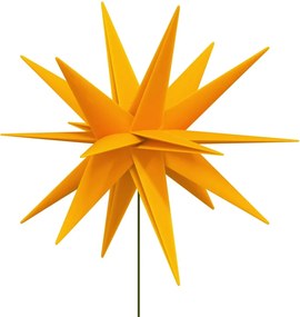 Luz de Natal com estaca LED dobrável 57 cm amarelo