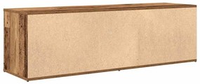 Móvel TV madeira antiga 120x34x37 cm madeira trabalhada