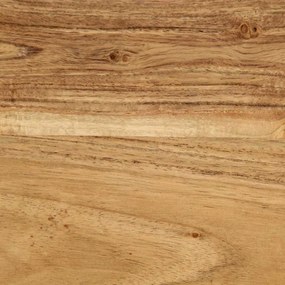Mesa de cabeceira 50x27x50 cm madeira de acácia maciça