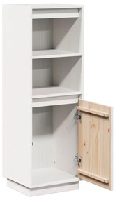 Aparador alto 37x34x110 cm pinho maciço branco