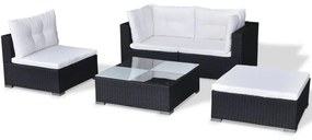 Conjunto Lounge Açores de Jardim - Sofá Chaise Longue e Mesa de Centro