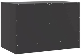 Móveis de TV 2 pcs 67x39x44 cm aço preto