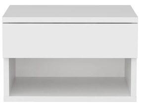 Mesa de Cabeceira Jamot – Branco – 44,6 x 29 x 31,9 cm