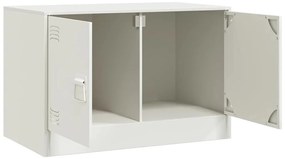 Móvel de TV 67x39x44 cm aço branco