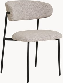 Cadeiras de jantar em bouclé Mira, conjunto de 2