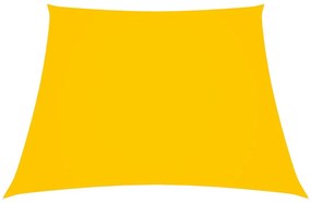 Para-sol estilo vela tecido oxford trapézio 3/4x2 m amarelo