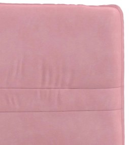 Cadeiras de jantar 2 pcs veludo rosa