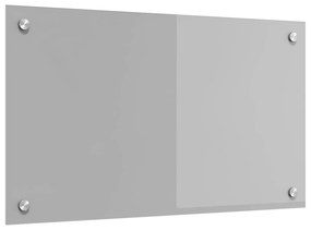 vidaXL Proteção de Cozinha Cinzento-claro 70 x 40 cm vidro temperado