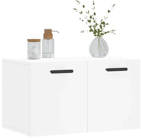 Armário de parede 60x36,5x35 cm derivados de madeira branco