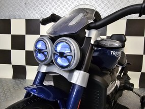 Mota scooter infantil TRIUMPH ROCKET 12V Azul