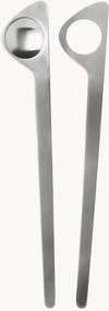 Talheres de salada em aço inoxidável Arne Jacobsen, conjunto de 2