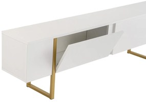 Móvel TV Serenity – Branco e Dourado – 180 cm x 50 cm x 29,5 cm