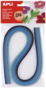 Kit Manualidades – Tiras de Papel Azuis 5x540mm – 120 Un. – Apli