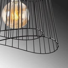 Candeeiro Chandelier Byisoo – Preto – 40 x 40 cm