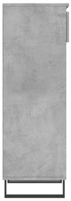 Sapateira 40x36x105 cm derivados de madeira cinzento cimento