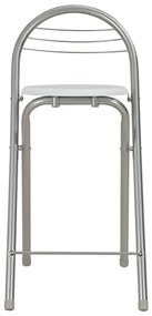 3 pcs conjunto de bar com prateleiras de madeira e aço branco